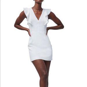 Whisper ruffle minidress